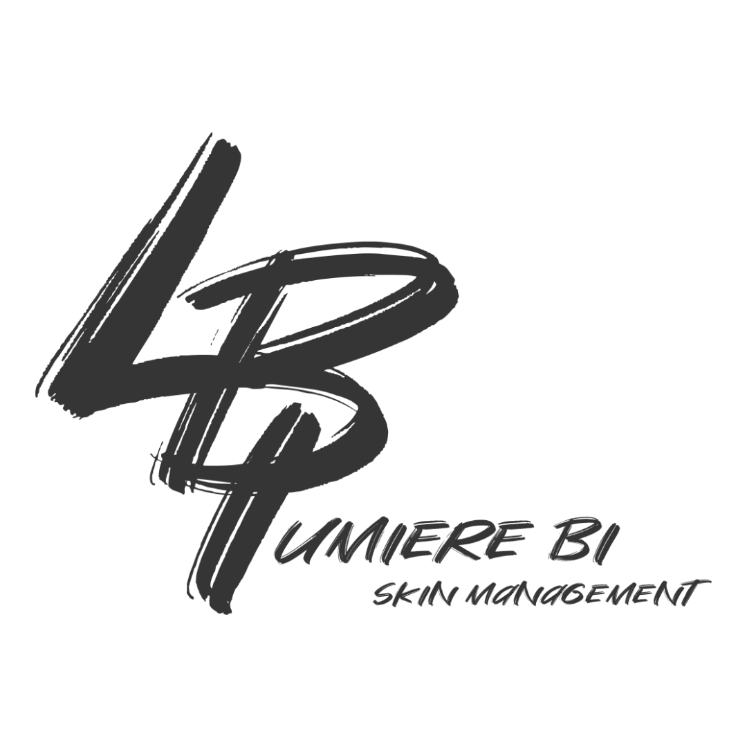 Lumiere Bi logo with stylized script on black background